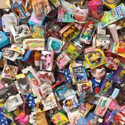 Original Zurue Mini Miniature Toys Surprise Ball Children's Simulation Scene Toys Play House Figures Doll Model Kids Gifts