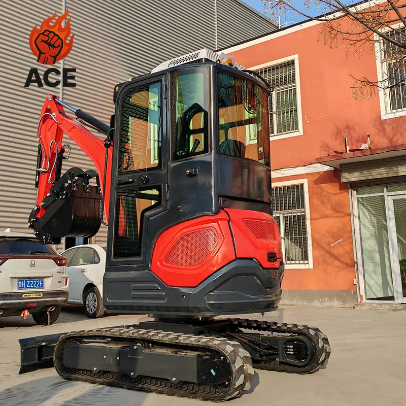 

EPA kubota 2.5 Ton Mini Excavator Machine free shipping Farm Digger mini bagger Excavator Crawler excavator with cabin
