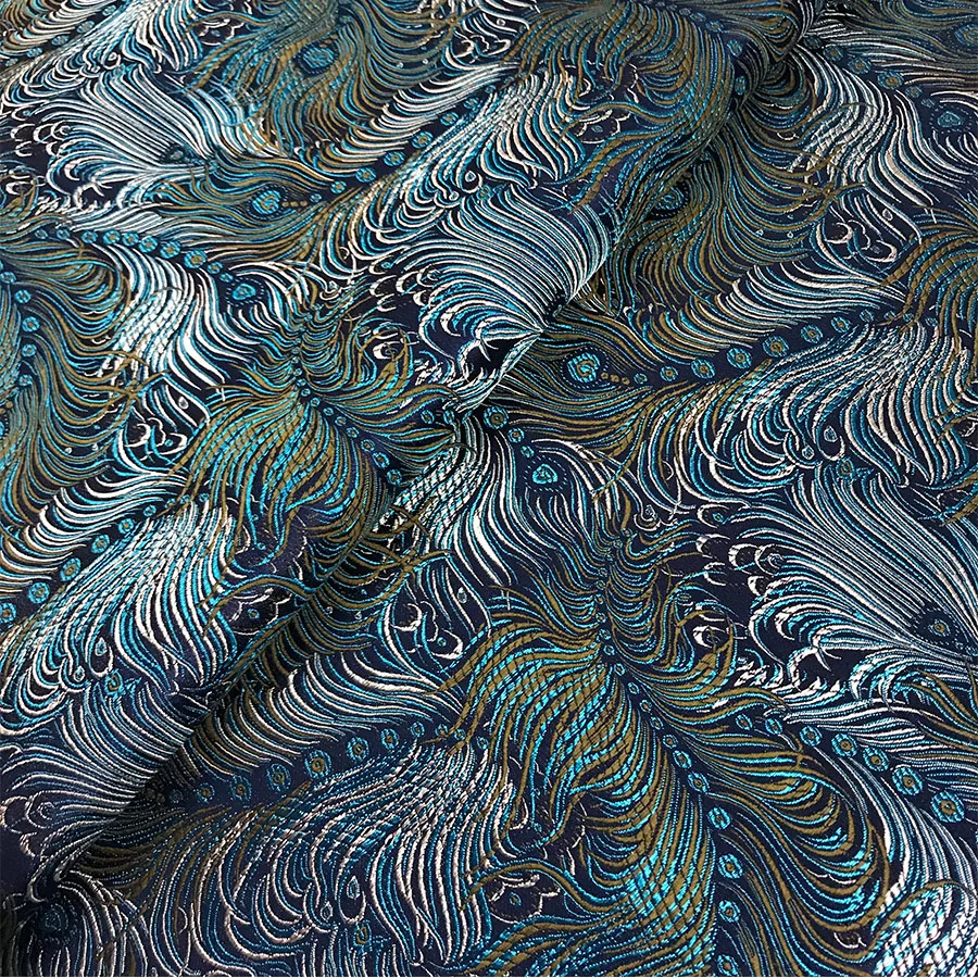 Peacook feather, высококачественная искусственная ткань для лоскутного шитья, ткань для квилтинга, ткань из хлопка для сумок, одежды, сделай сам