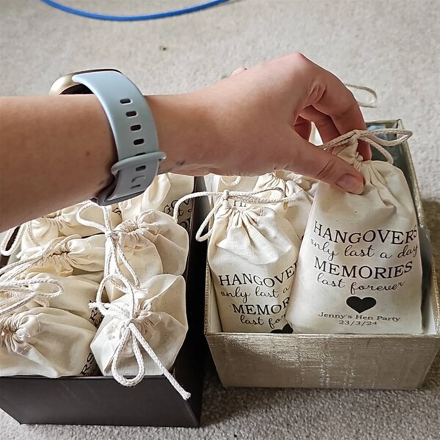 20 قطعة مخصصة فقط في حقائب ترحيب الزفاف Queso - حقيبة ترحيب مخصصة لحفلات الزفاف فييستا - حقائب هدايا لحفلات الزفاف المكسيكية - Taco Fi