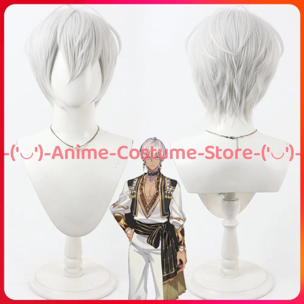 

NIJISANJI VTuber Ibrahim Cosplay Wig Anime Game Character Halloween Carnival Party Costume Wigs Heat Resistant Synthetic Hair