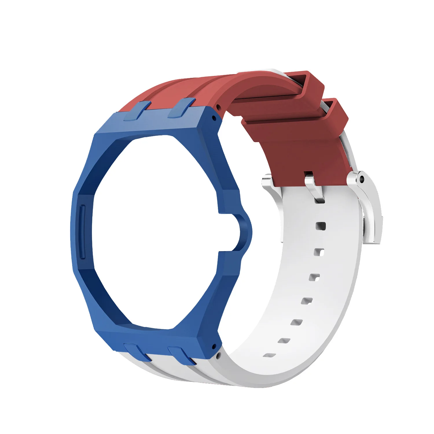 Biokeramiek Horlogekast + Siliconen Band voor Swatch X AP Royal POP Modificatie Kit Strap Case Changer Naar Horloge Accessoires