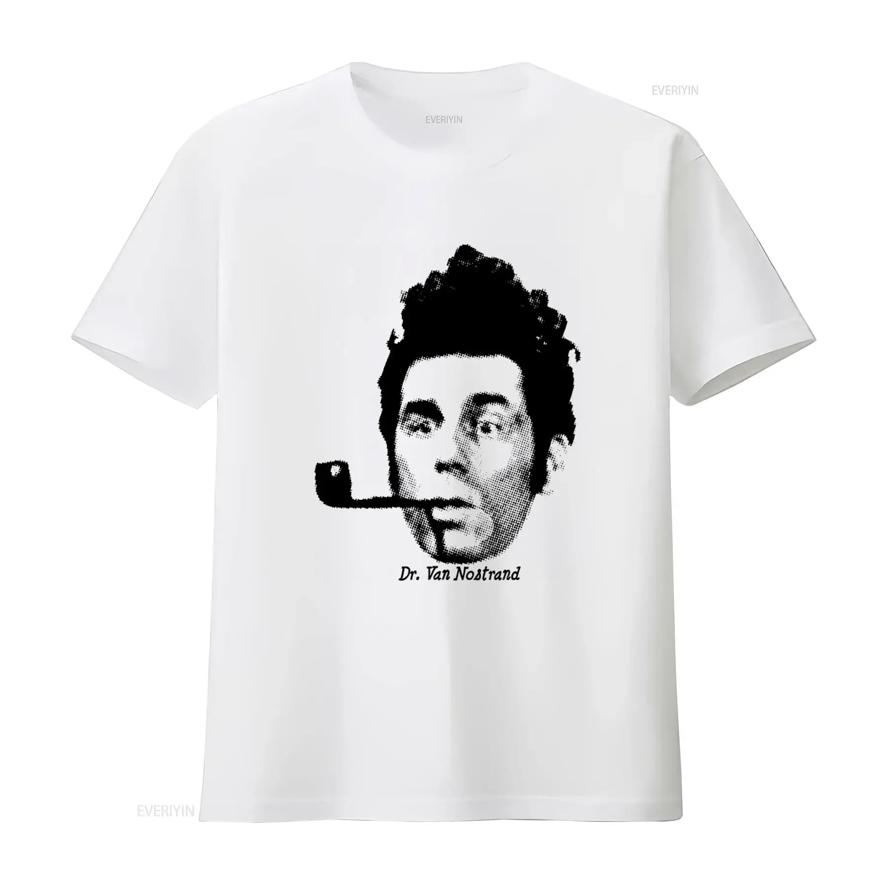 Dr Van Nostrand Seinfeld Kramer Print Men's T Shirt High Quality Cotton Unique Design Perfect for Fans vintage Washed