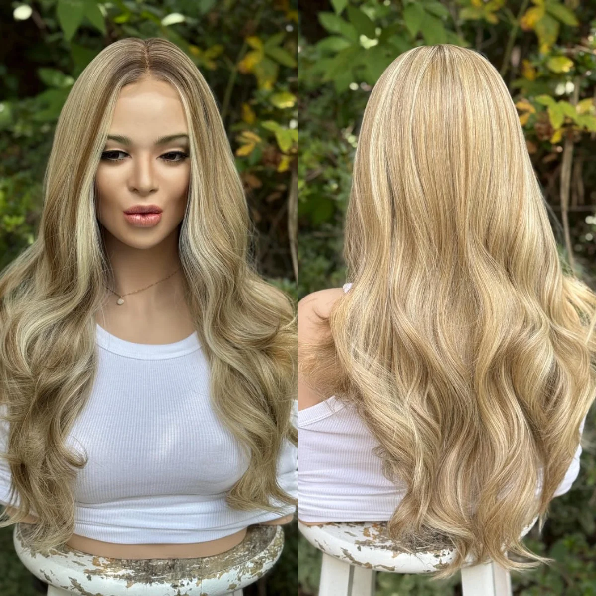 

Парик с объемной волной, медовый блондин, парик для женщин, парик для косплея, высококачественный синтетический парик, оригинальные заводские медные парики, повседневное использование