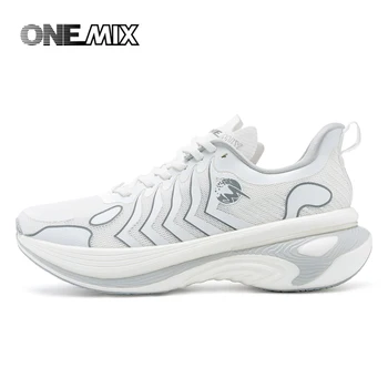 ONEMIX-Chaussures de course en maille respirante pour hommes, baskets de sport en plein air, résistantes à l'usure, anti-baume, athlétiques, entraînement, nouveau