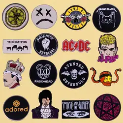 Rock Band Metal Pin Creativity Music Decorate Badges Collecting Send Friend Fans Boutique Medal Gift Brooch