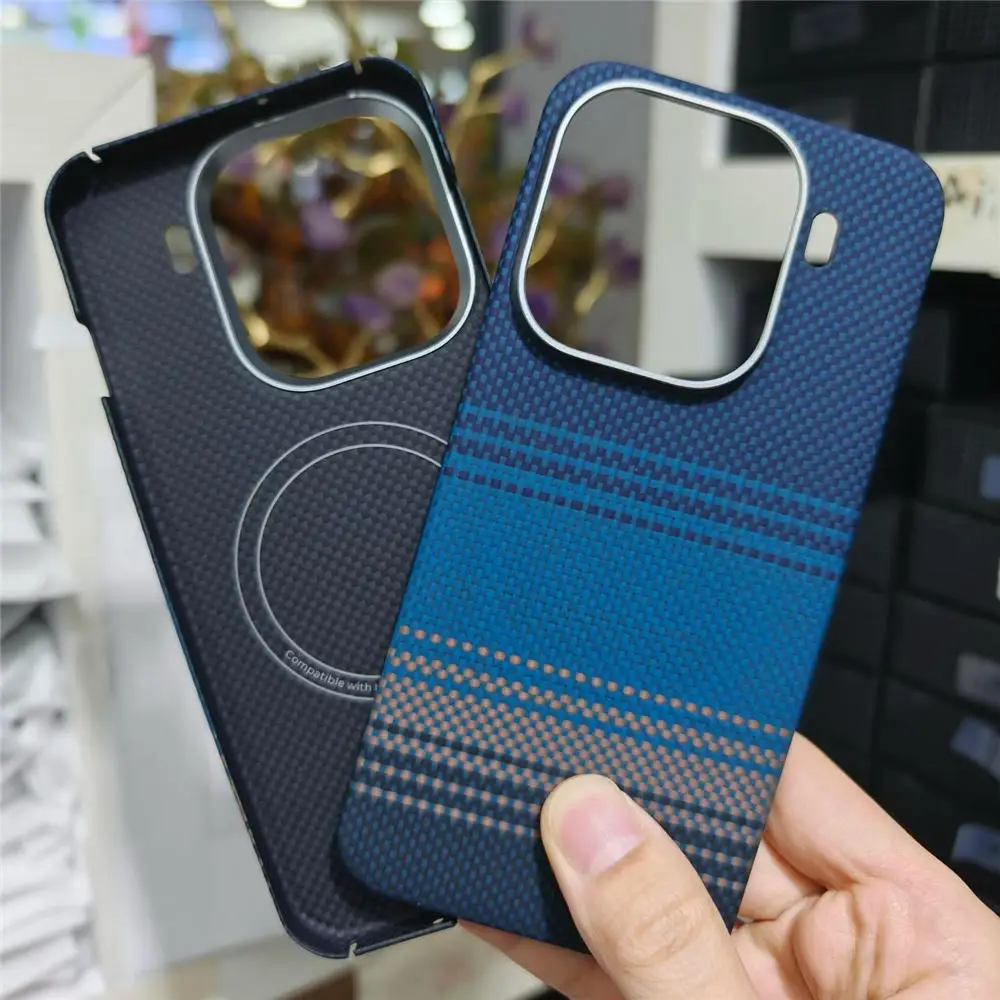 

Genuine Carbon Fiber Aramid Slim Case for OPPO Find X9 Pro Matte Armor Cover