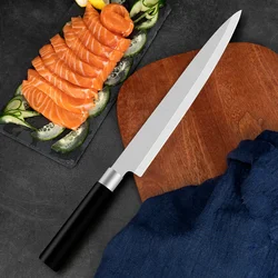 Japanese Chef Knife Stainless Steel Professional Salmon Sushi Knife Fish Filleting Vegetables Slice Meat Cleaver Kitchen Knife