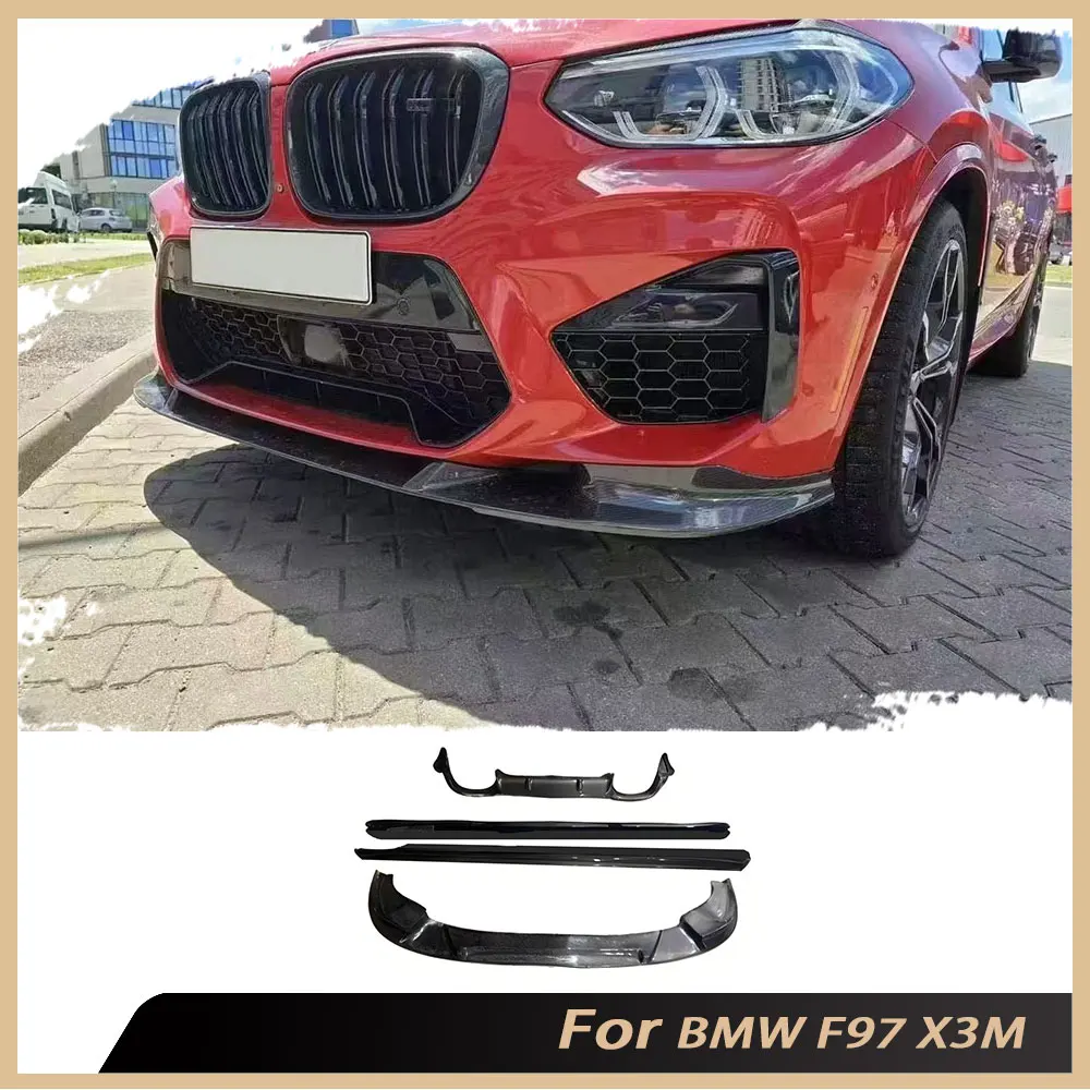 

Car Body Kits Front Lip Rear Bumper Diffuser Side Skirts Exterior Accessories For BMW F97 X3M 2019-2021 Car Modify Parts