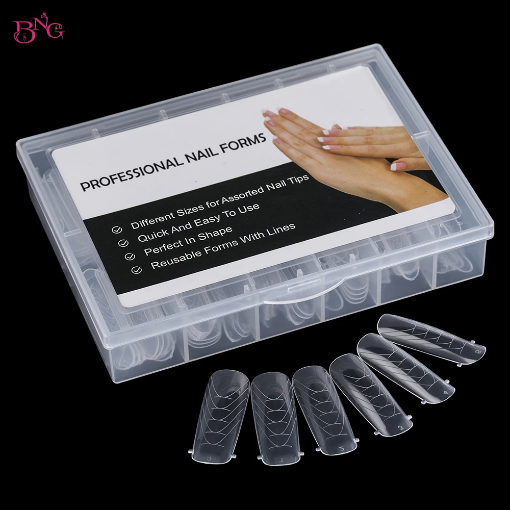 Nieuwe Nail Dual Formulieren Volledige Dekking Valse Nagels Quick Building Mold Tips Fake Nail Vormgeven Extend Top Mallen Accessoires