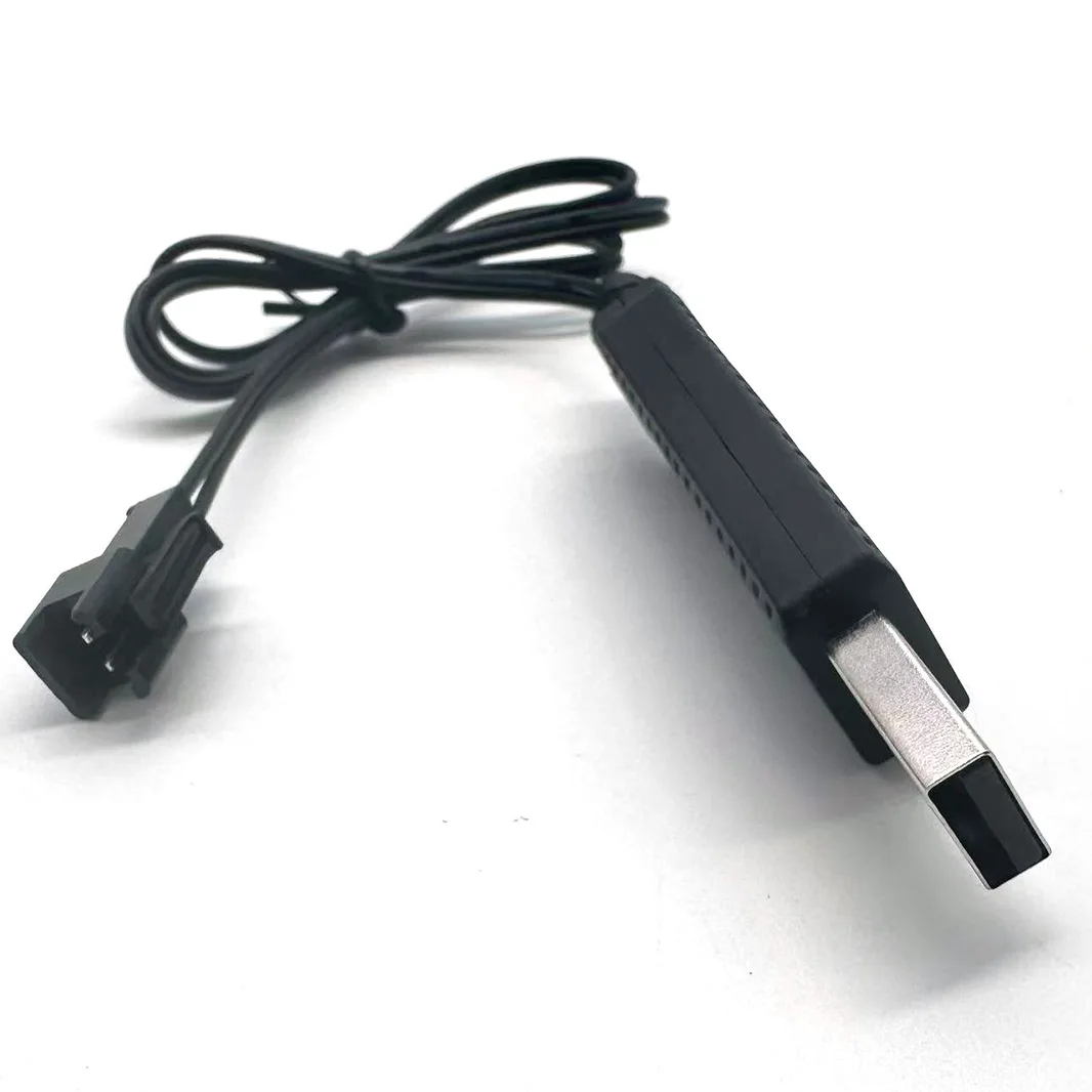 

5pcs USB Charger Cable For 3.7V Lithium Battery Charger SM-2P Forward RC Car Parts RC Quadcopter Toy Aircraft Accessories