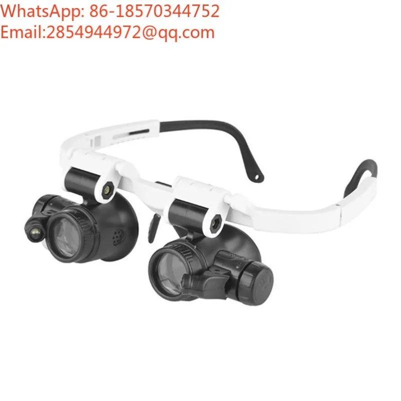 Head-mounted Repair Magnifying Glass High Definition High Power Clock Circuit Board Antique Seal Cutting Identification Tool