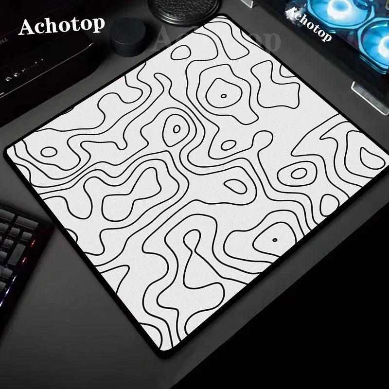 

Control Mouse Pad Gaming Mousepad XXL Keyboard PC Gamer Mouse Pad Speed Desk Mat Black And White High-Grade Mouse Mats 400x450mm