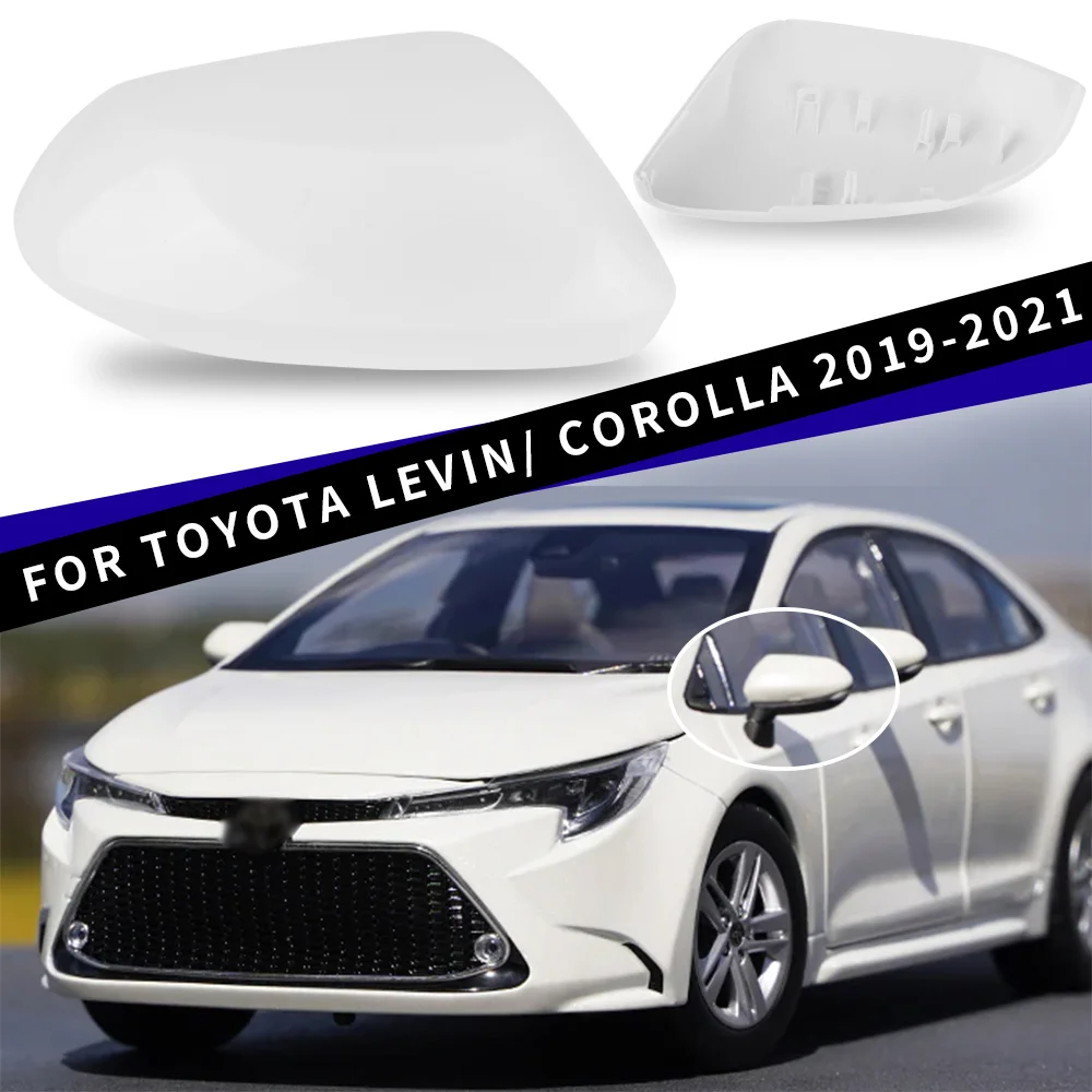 Gloss Black Replacement Side Rearview Mirror Cover Housing For Toyota Corolla Levin 2019-2021 Car Exterior Styling Accessories