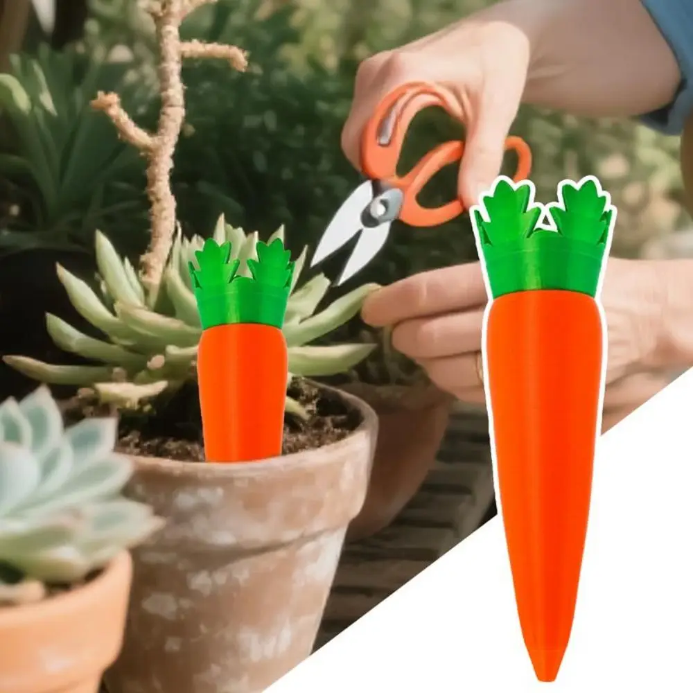 Carrot Shape Plant Waterer Plastic Durable Auto Flower Waterer Stakes Irrigation Irrigation Equipment for Plant watering