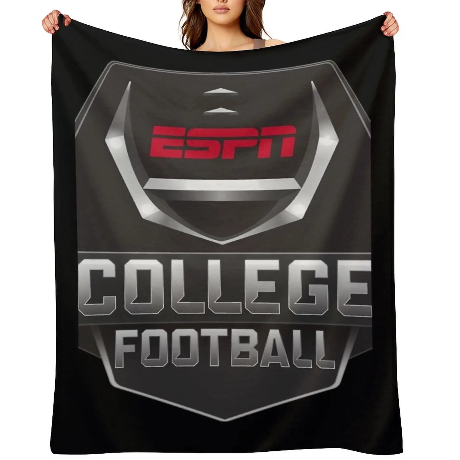 

ESPN College Football Throw Blanket Soft Plaid sofa bed Polar Picnic Blankets