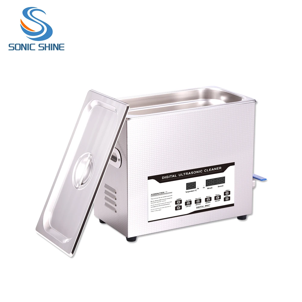 6.5L Smart Automatic Digital Touch Key Ultrasonic Medical Lab Equipment Cleaner Electric Fuel Nozzle Cleaning Machine 110V