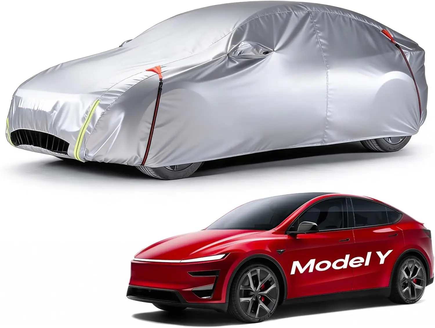 

Всепогодный чехол для автомобиля Tesla Model Y (2020-2026), водонепроницаемый, защита от снега и пыли, простая установка