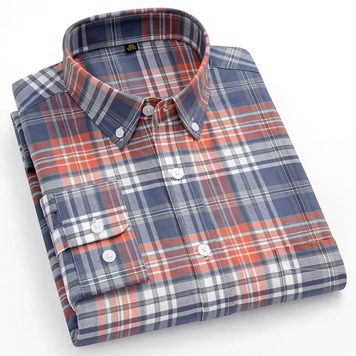 Imagen 2 del producto La nueva camisa de hombre de tela Oxford de gran tamaño 10XL y 11XL es 100% algodón puro, moderna, informal y de negocios sin planchar