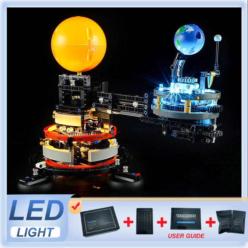 

Комплект светодиодных фонарей «сделай сам» для LEGO 42179 Planet Earth and Moon in Orbit (только светодиодный светильник, модель без блоков)