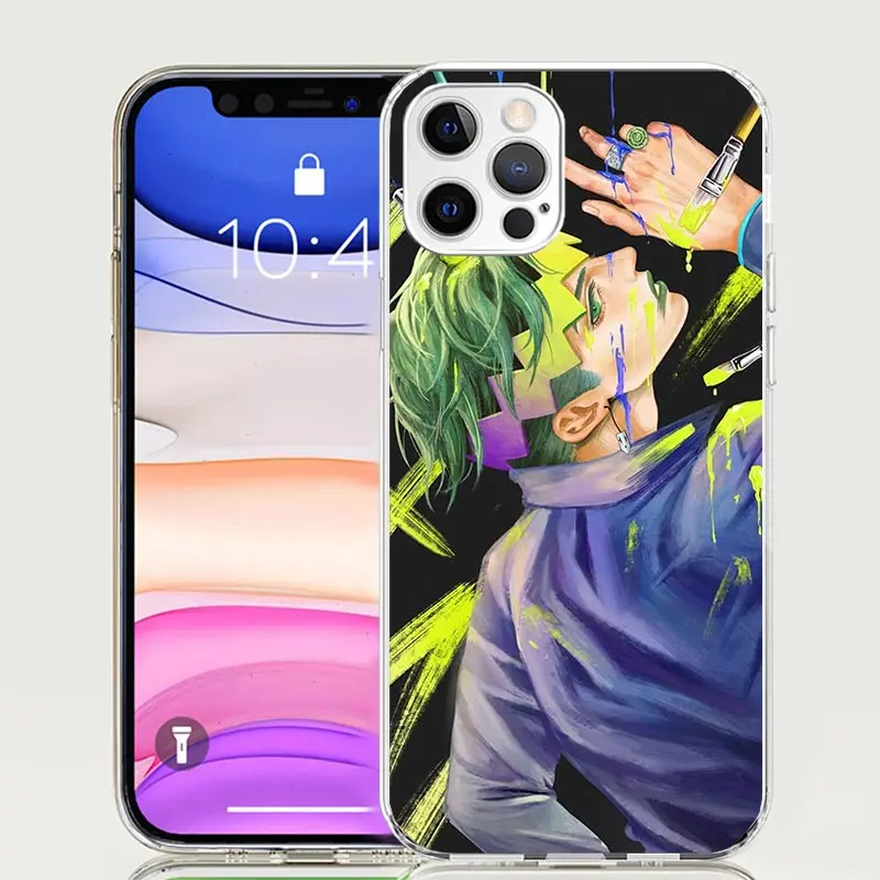 JoJo Adventure Rohan Kishibe Phone Case For iPhone 16 15 Plus 11 14 Pro Max 13 12 Mini XS X XR 7 8 + SE Pattern Customized Couqe