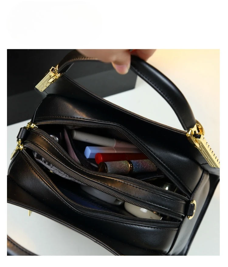 Designer Brand Shoulder Bag New Leather Crossbody Large Capacity Hot Drill Handbags for Women Sac À Main Femme