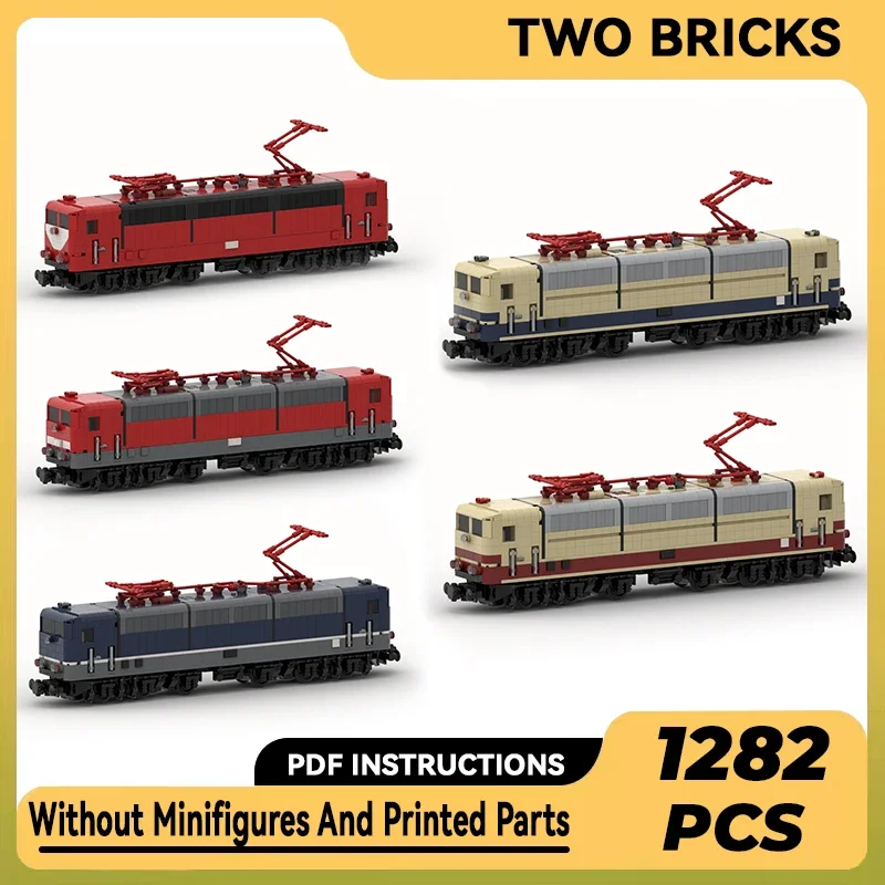 

City High-Speed Train Model Moc Building Bricks DB-Baureihe Train Technology Modular Blocks Gift Christmas Toy DIY Sets Assembly