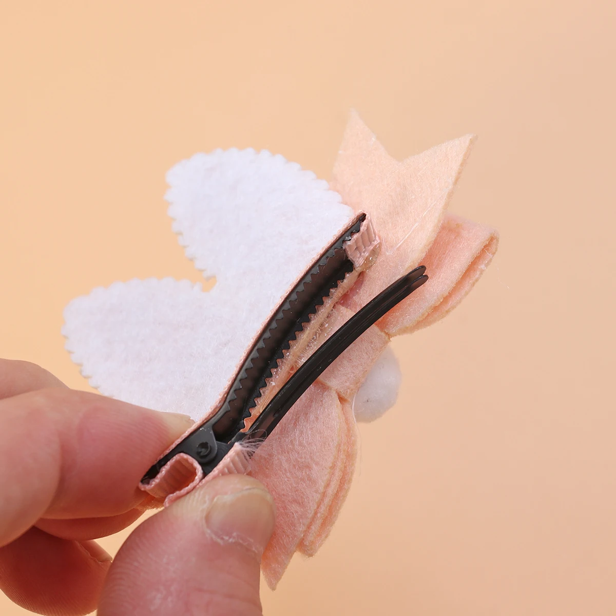 

Bow Clips Rabbit Ear Hairpin 3D ange Barrette Baby Kid Hair Accessories Toddler Girl Bow Barrette Hair Decorations Bunny Ears