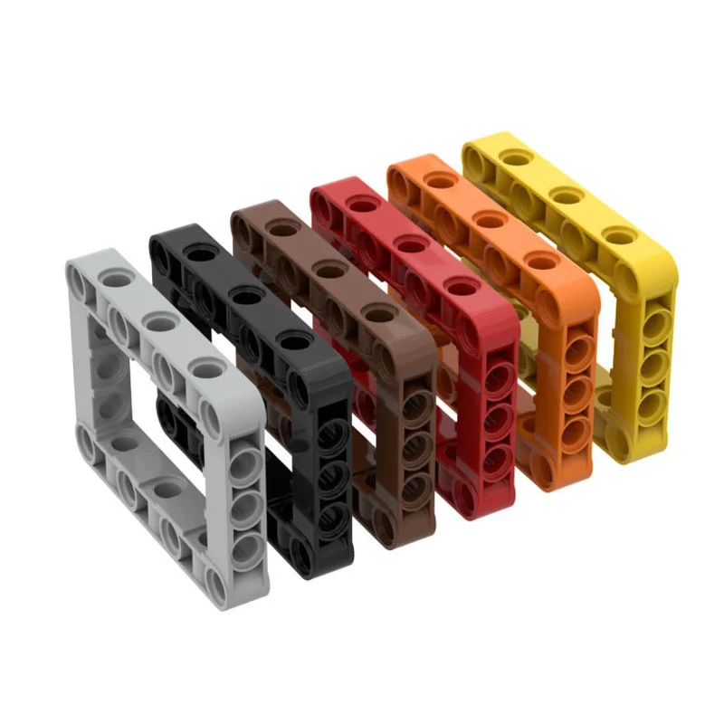 MOC 100PCS 64179Liftarm Thin Building Blocks Kit 5x7 Open Center Frame Adaptive Brick Toys Birthday Boys Girls Special DIY Gifts