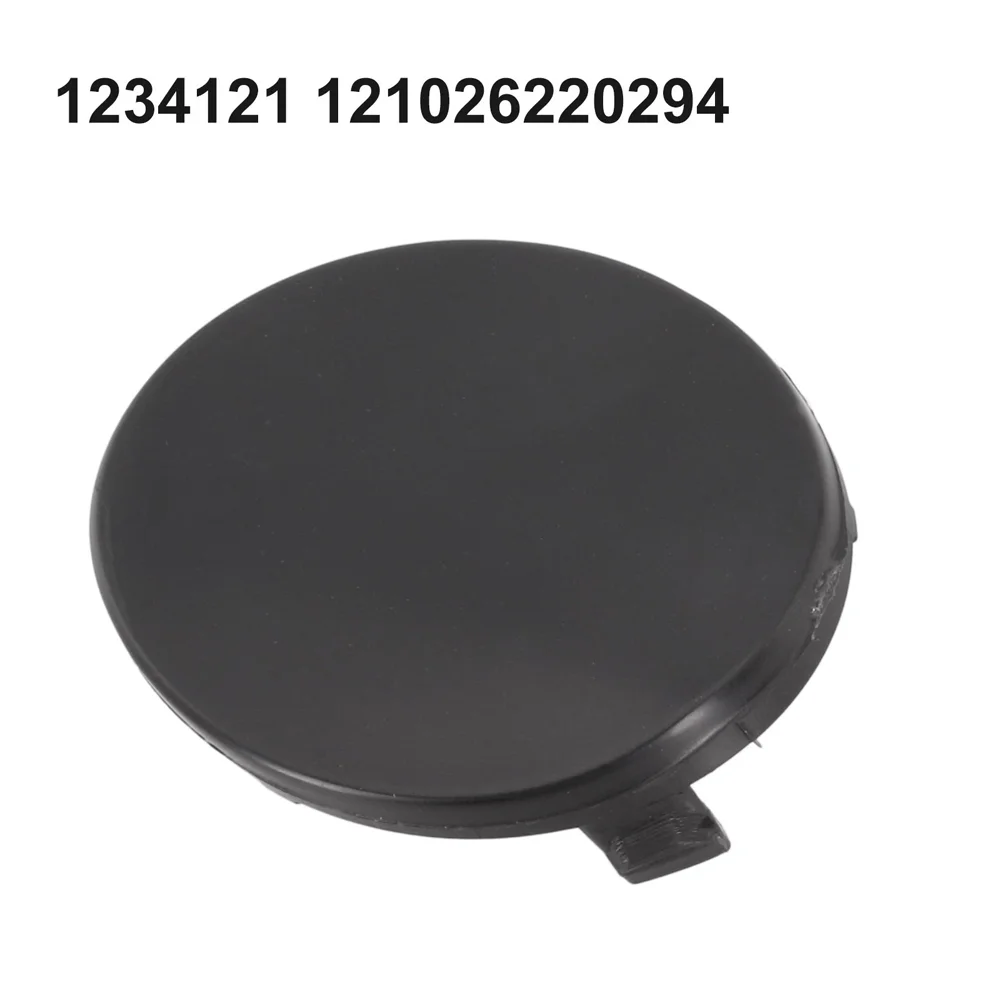 Rear Bumper Tow Hook Cover for Ford C Max 2013 2019 Easy to Use Black Color