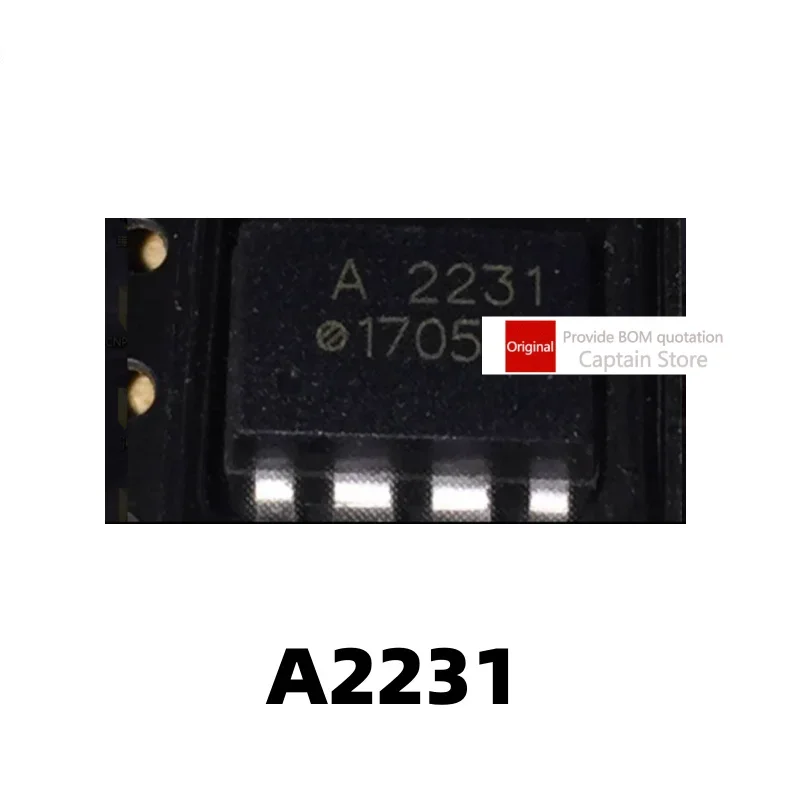 5PCS A2231 HCPL-2231 HCPL-A2231 HCPL2231 SOP8 patch