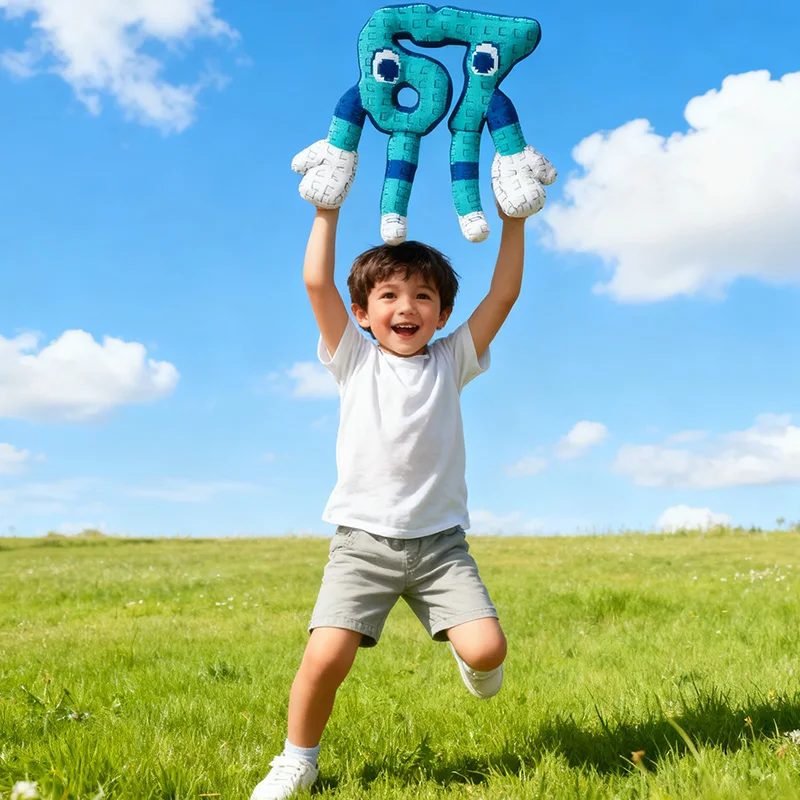 

STEAL A BRAINROT Blue No. 67 Plush Toy Cute House Dolls Game Surrounding Blue No. 67 Toys Soft Toys for Kids Birthday Gifts