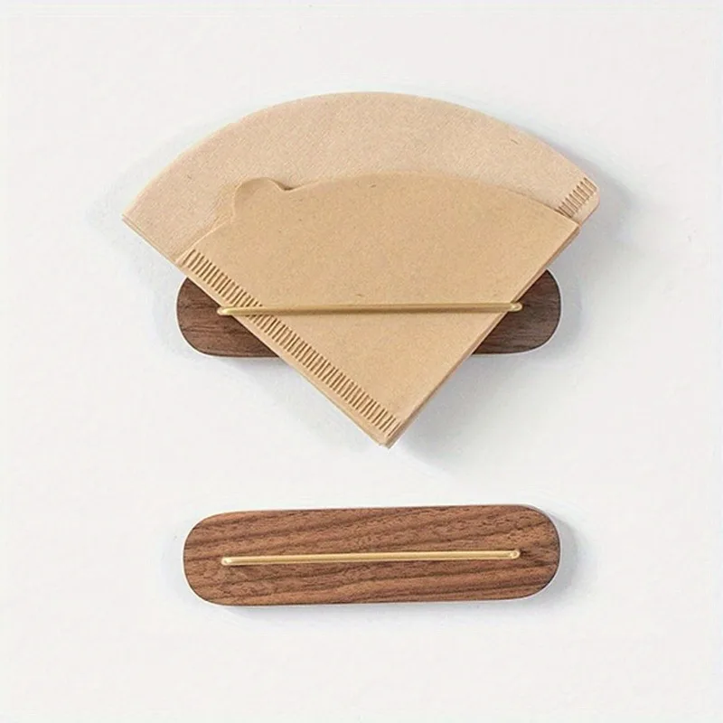 

Wall hand brewed coffee filter paper holder, simple coffee filter paper holder V60 cone fan-shaped filter paper universal