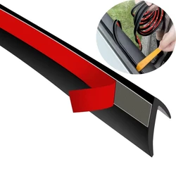 Car Side Window Seal Strip Rubber Weatherstrip Window Gap Filler Reduce Vibration Noise Insulation V Shape Seal Strips
