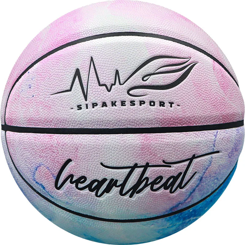 SIPAKE 농구 사이즈 7 청소년 소녀 내마모성 부드러운 가죽 미끄럼 방지, 실내 및 실외 표준 경기 농구