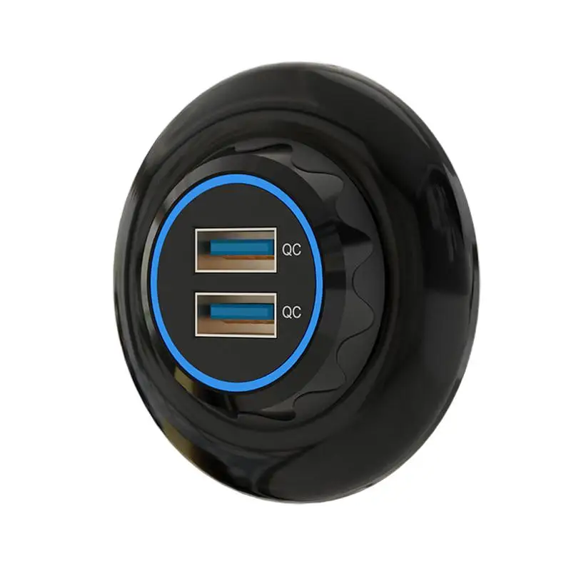 

Car Charger Socket Port USB Outlet Quick Charge 3.0 Port 30W Quick Charge Fast Charging Car Accessories Efficient Power For Boat