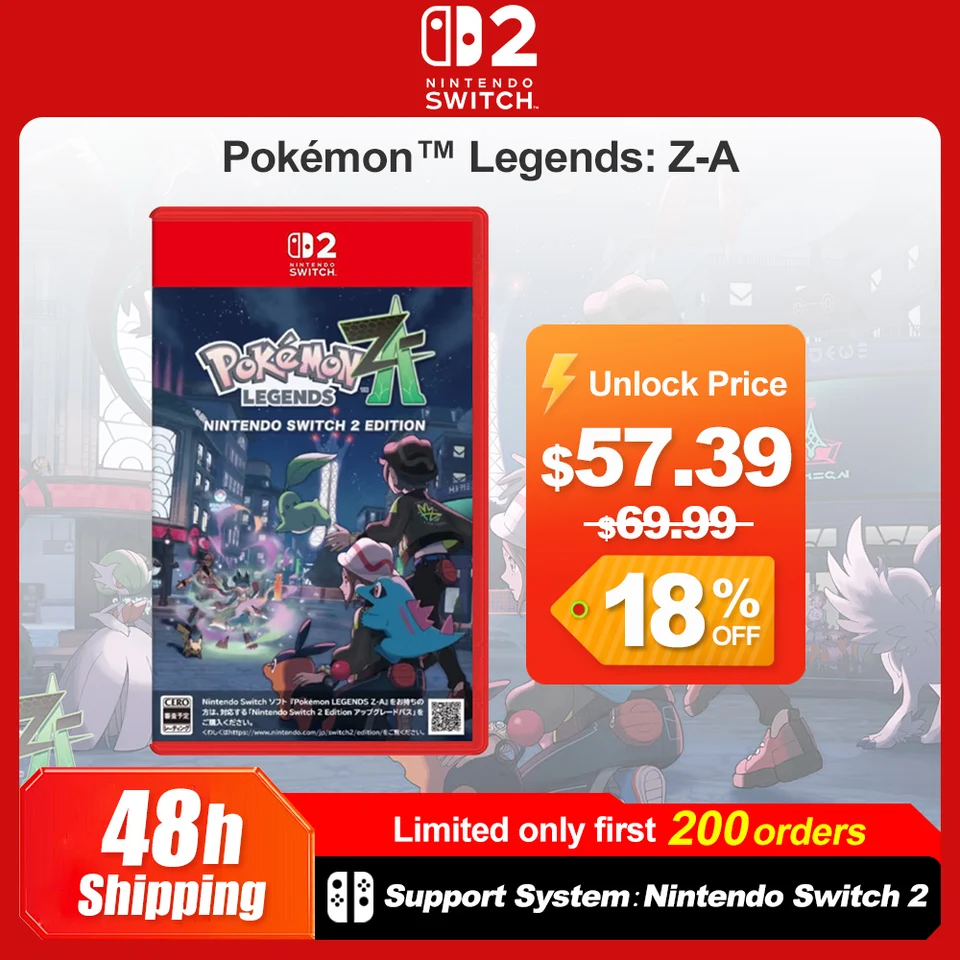 ポケモン レジェンズ ゼアル ZA Nintendo Switch 2 Pokemon Legends: Z-A - Nintendo Switch 2 Region Free - Walmart.com