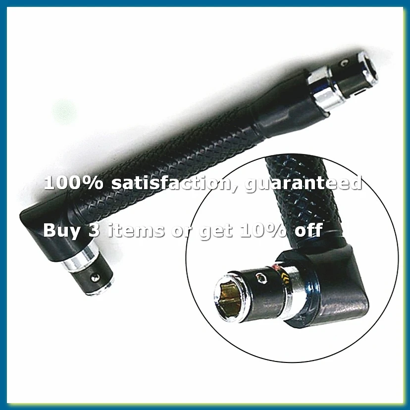 L-shape Mini Double Head Socket Wrench Suitable for Routine Screwdriver Bits Utility Tool-FABY