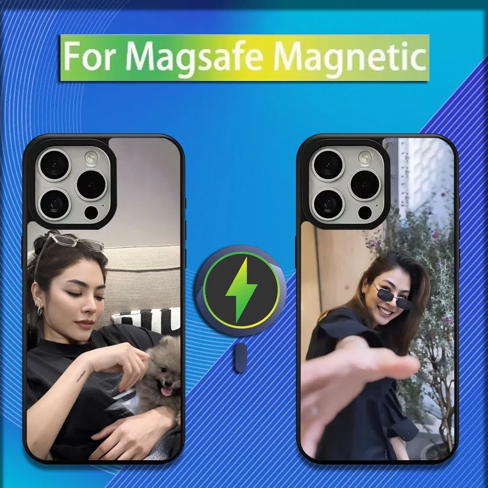 

Actor Faye P-Peraya Malisorn Phone Case For iPhone 16,15,14,13,12,11,Plus,Pro,Max,Mini Magsafe Magnetic Wireless Charging