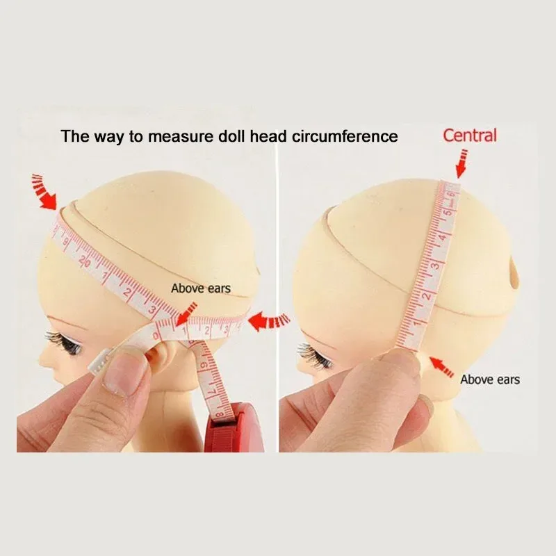 1/3 1/4 1/6 شعر مستعار لدمية Bjd شعر طويل مجعد مع الانفجارات فستان اللعب منزل فتاة لعبة 60/45/30 سنتيمتر إكسسوارات دمي ، لا دمية