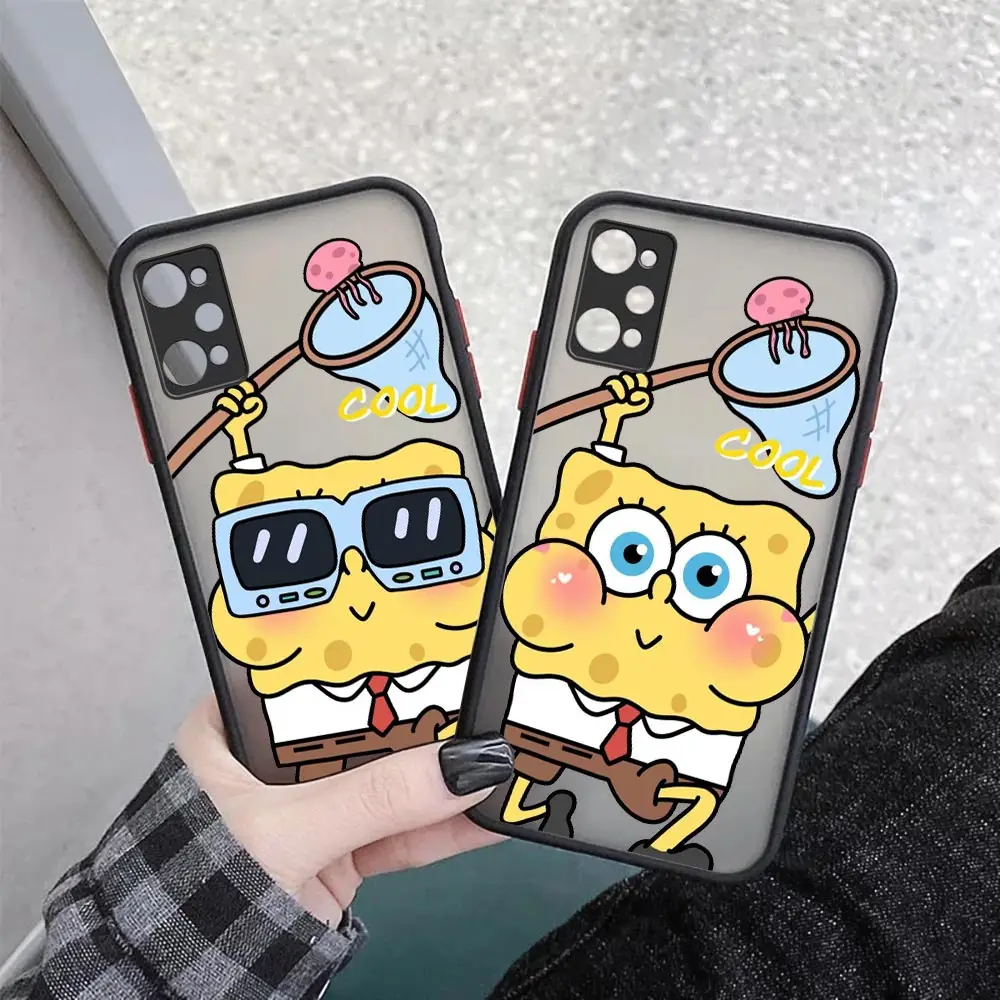 Funny SpongeBob Patrick Star Case For Realme Marzo 60X 60 50 50A 50I GT Neo 2 Master C55 C53 C35 C33 C31 C30 C21Y C21 C20 Cover