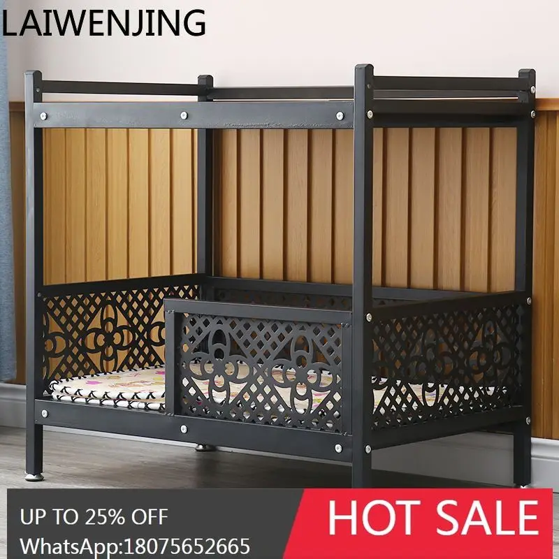 HLZ Double Layer Dog  Bunk Bed Two-layer Dog House Bunk Bed Two-layer Iron Integrated Dog Bed