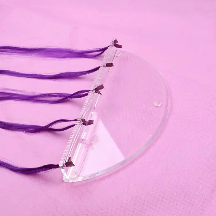 Transparenter Haarstationsständer aus Acryl