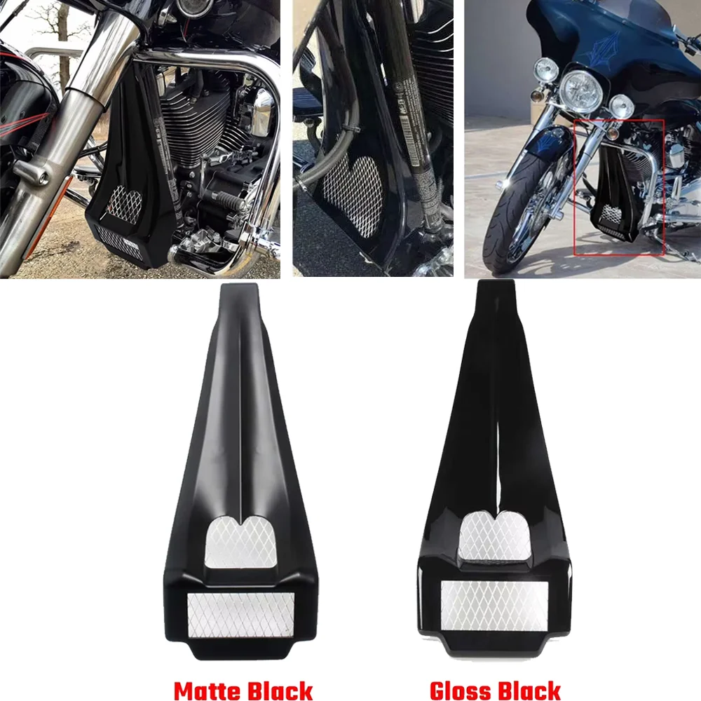 

Front Chin Spoiler That Covers Fits For Harley Road King Electra Glide Street Glide Road Glide Flhtk 1997-2013 Gloss/Matte Black