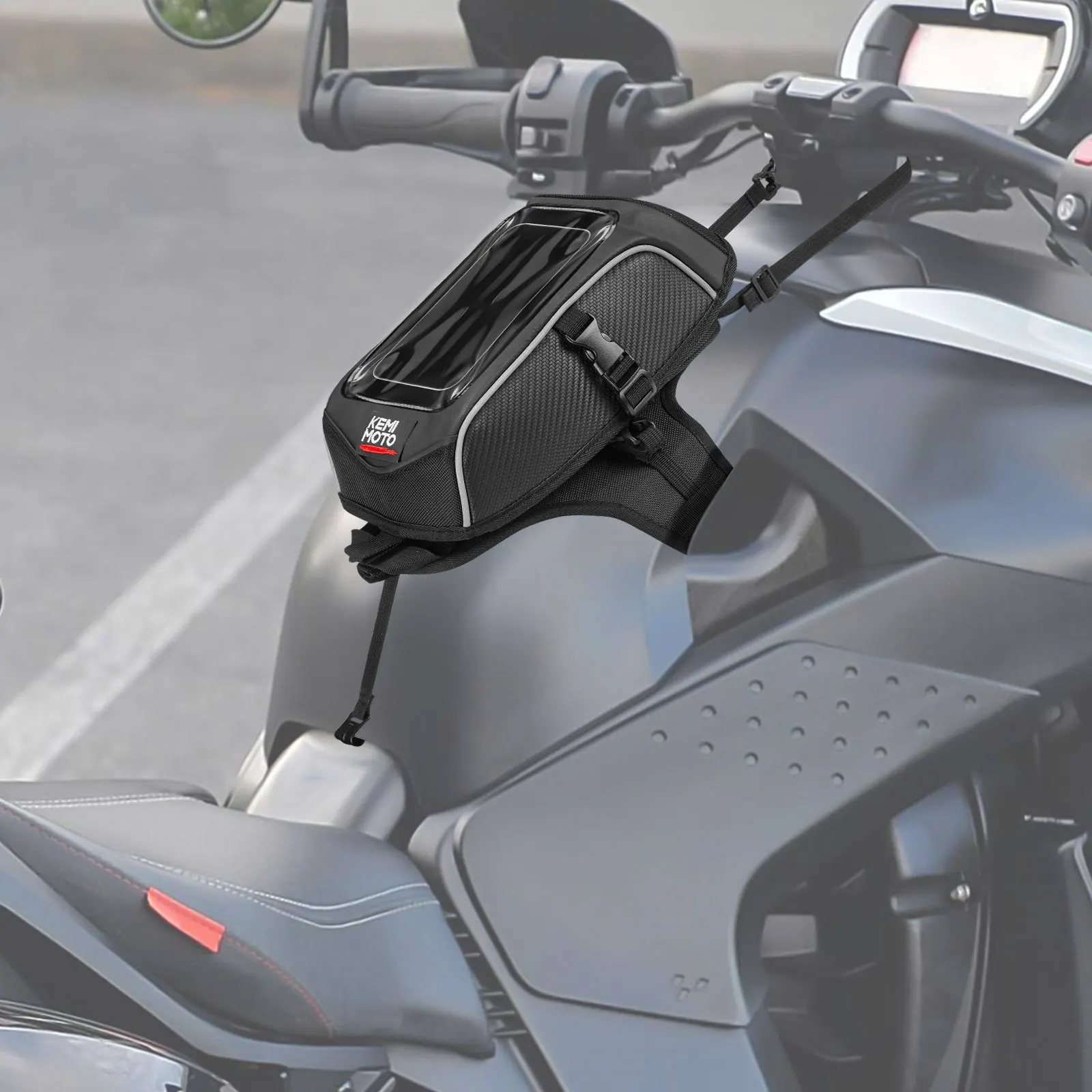 Tank Bag For Can-am Ryker 600 900 Rally Edition 2018-2022 Front Cell Phone Bag Touch Screen Larger Storage Universal Gas Bag