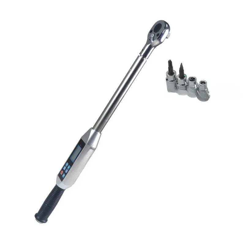 Digital open torque wrench, replaceable movable open head digital torque wrench