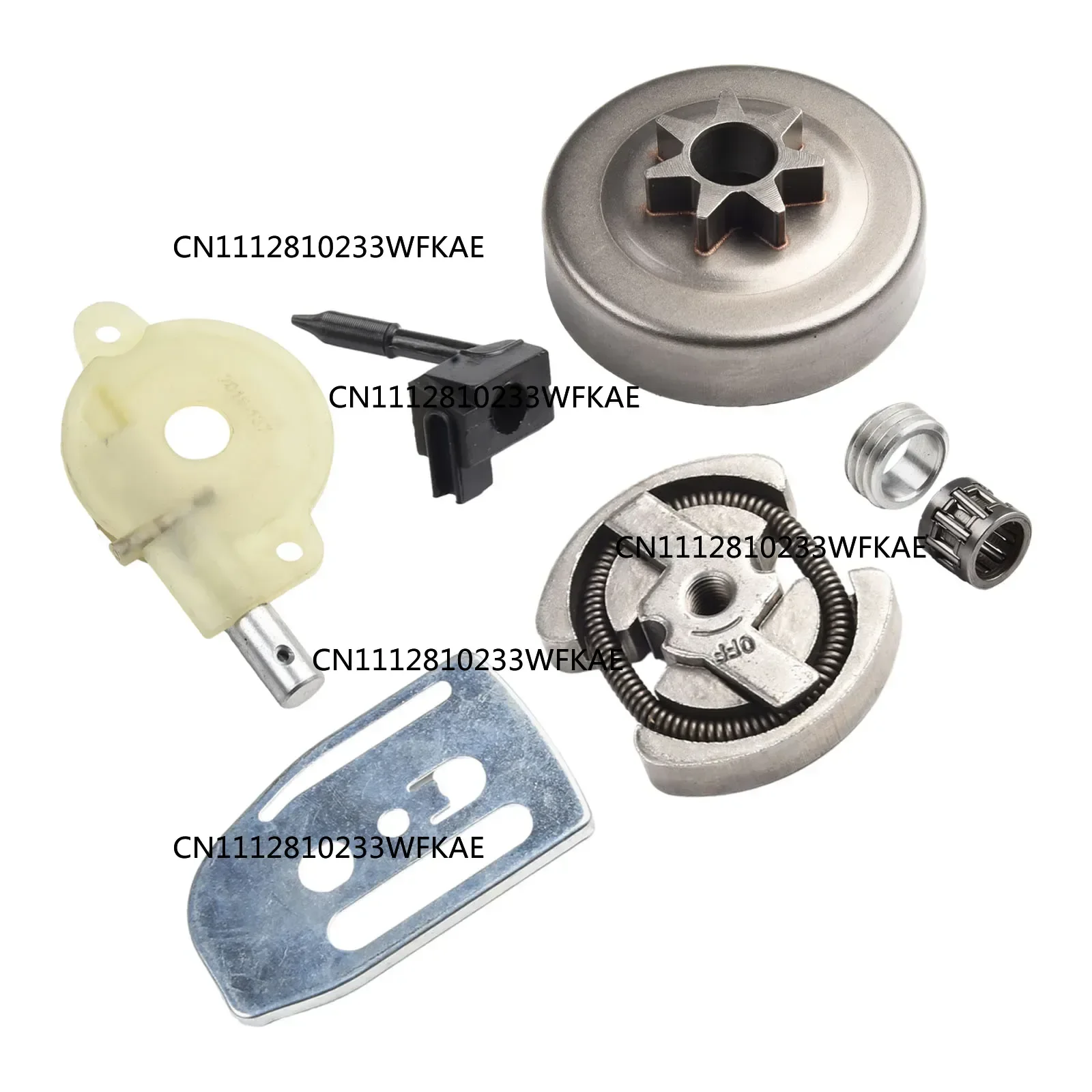 Oil Pump Oiler Gear & Clutch Drum Kit For 41 136 137 142 141 Chainsaws Parts Garden Power Tool