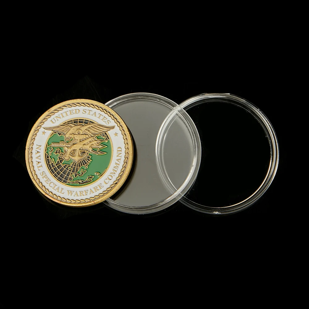 USA Naval Special Warfare Command Sea Air Land Navy Military Challenge Coin Souvenir Gift view 3