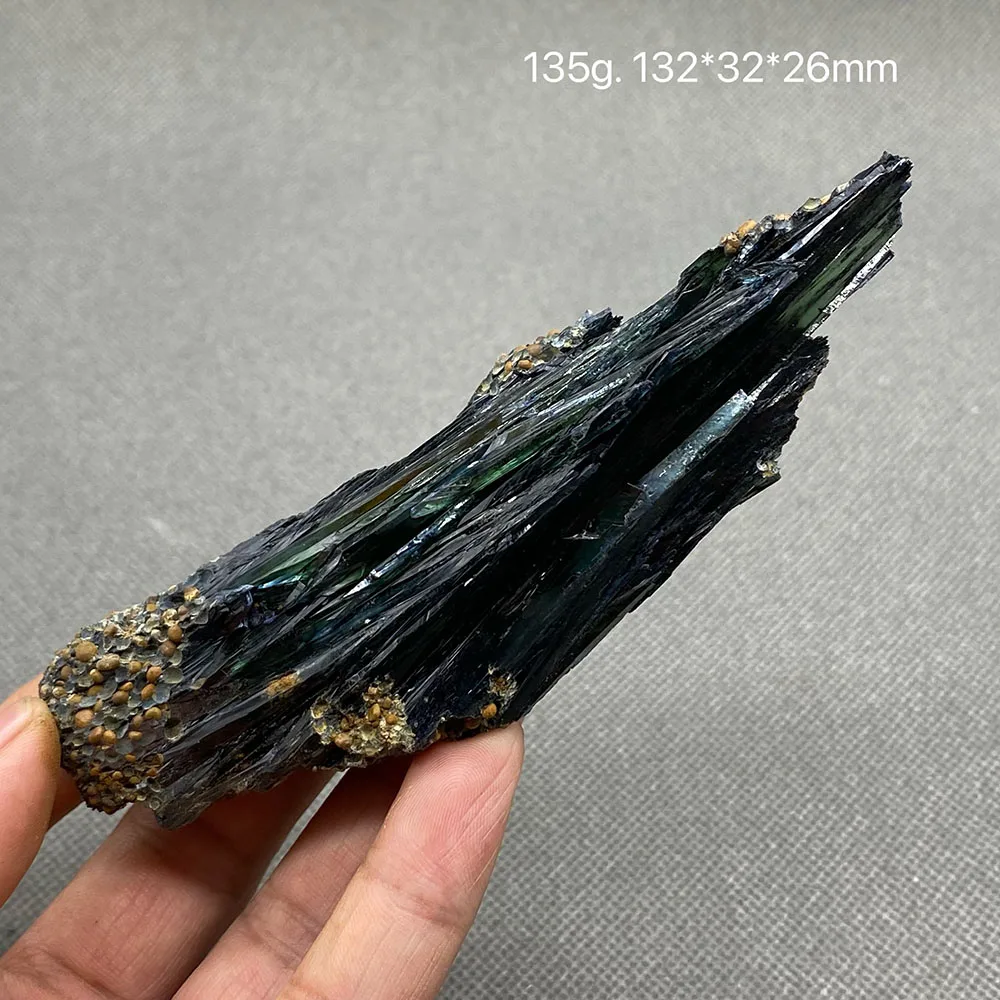 100% natural rare Brazil Vivianite （Blue ironearth） mineral specimen stones and crystals healing crystals quartz