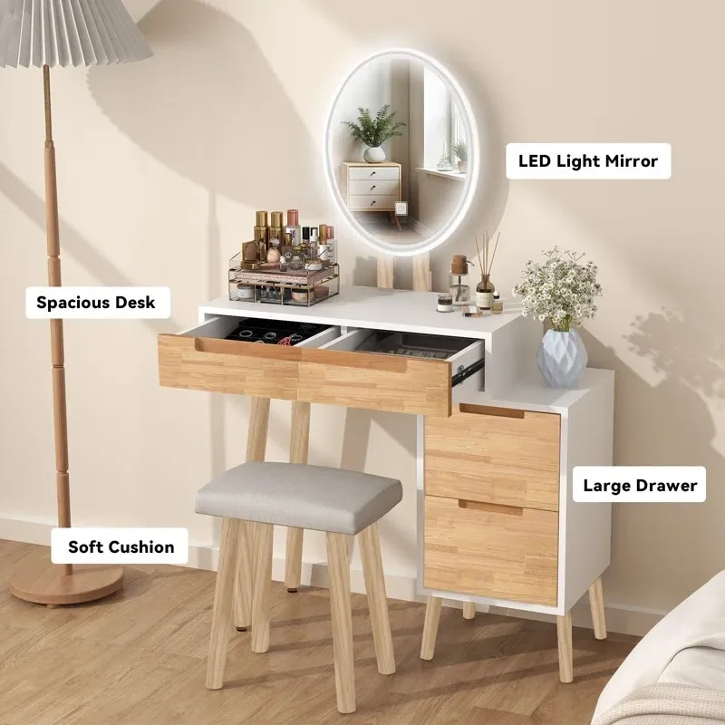 Vanity Table Set Ma…